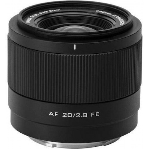 Viltrox Full Frame Φωτογραφικός Φακός AF 20mm f/2.8 Wide Angle για Sony E Mount Black