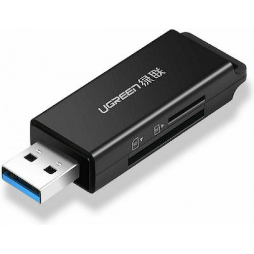 Ugreen Card Reader USB 3.0 for TF/SD Card (40752) Black