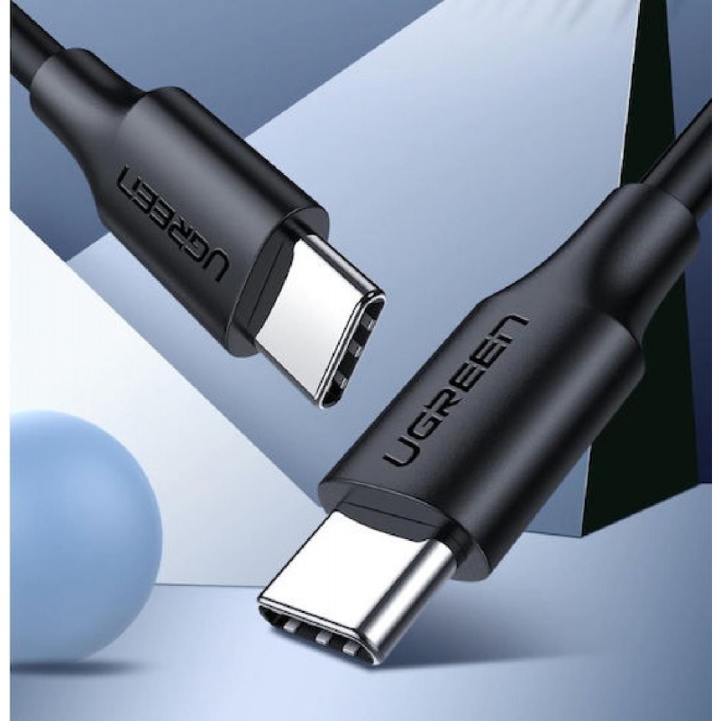 Ugreen US286 USB-C to USB-C PD Fast Charging Cable 60W 1m (50997) Black