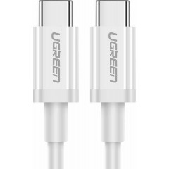 Ugreen USB 2.0 Cable USB-C male - USB-C 60W 1m (60518) Λευκό