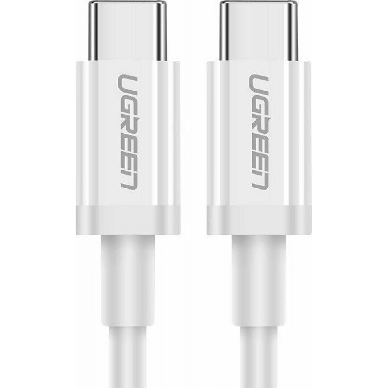 Ugreen USB 2.0 Cable USB-C male - USB-C 60W 1m (60518) Λευκό