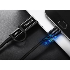 Ugreen USB 2.0 Cable USB-C male - USB-C 60W 1m (60518) Λευκό