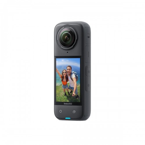 Insta360 X4 Action Camera 8K Λήψης 360° Υποβρύχια με WiFi Μαύρη με Οθόνη 2.5