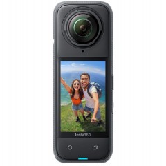 Insta360 X4 Action Camera 8K Λήψης 360° Υποβρύχια με WiFi Μαύρη με Οθόνη 2.5