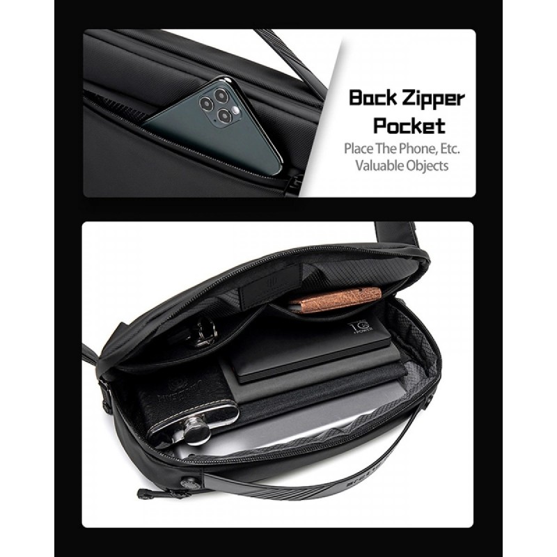 Arctic Hunter Ανδρικό Τσαντάκι Μέσης (Y00020-BK) Μαύρο