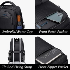 Arctic Hunter B00477-BK Black Backpack