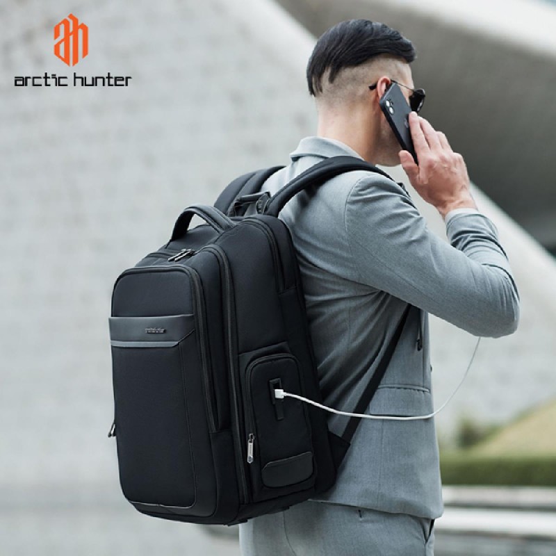Arctic Hunter B00544-BK Αδιάβροχη Τσάντα Πλάτης για Laptop 17