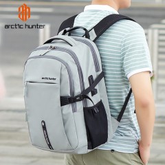 Arctic Hunter (B00388-GY) Γκρι Αδιάβροχη Τσάντα Πλάτης για Laptop 15.6