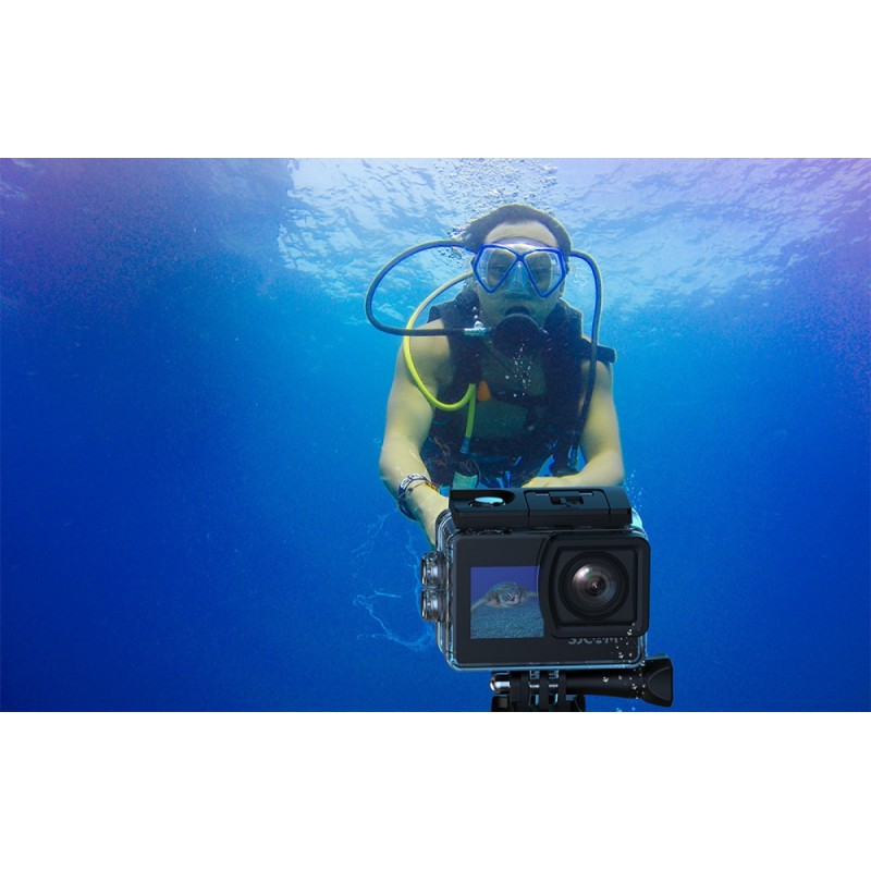 SJCAM SJ4000 Dual Screen Action Camera Full HD (1080p) Υποβρύχια Standard με Οθόνη 1.5