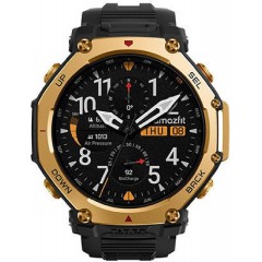 Amazfit T-Rex 3 Pro Titanium 44mm Αδιάβροχο Smartwatch (Μαύρο / Χρυσό)