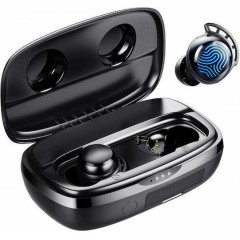 Tribit FlyBuds 3 SC Bluetooth Handsfree Ακουστικά με Αντοχή στον Ιδρώτα και Θήκη Φόρτισης Μαύρα