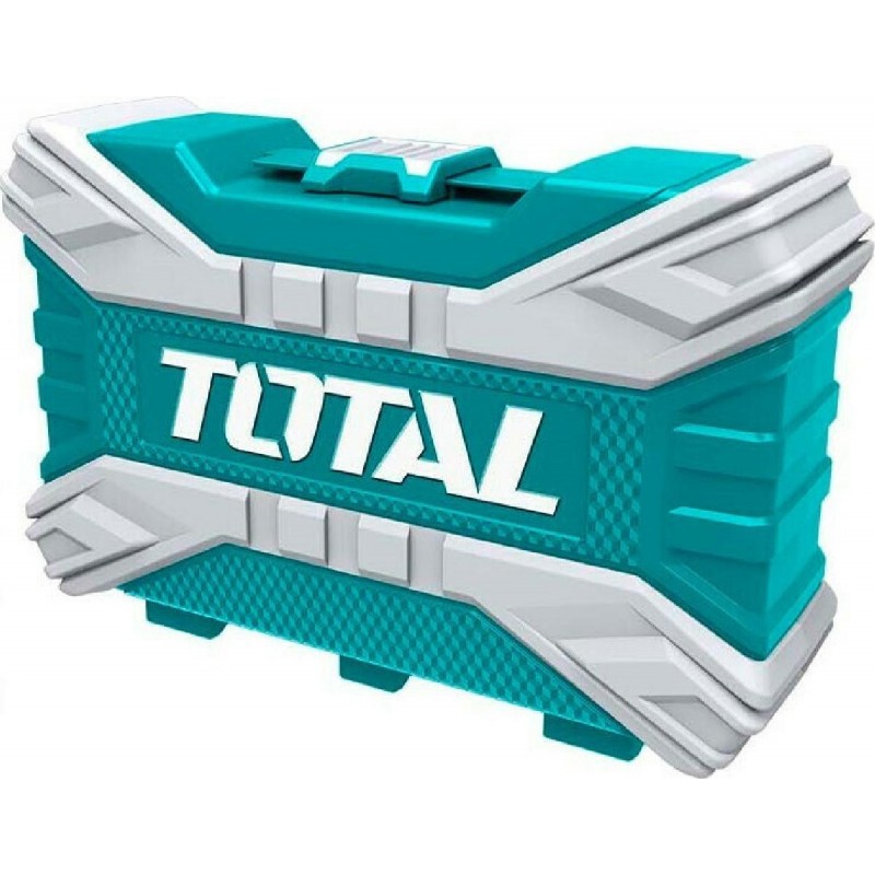 Total (TACSDL1201) Σετ Τρυπάνια Φτερού Ξύλου 12τμχ