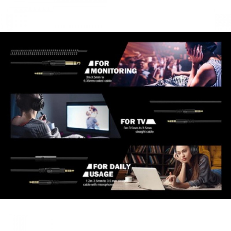 OneOdio Monitor 60 Ενσύρματα Over-Ear Ακουστικά (OA-MONITOR60) Μαύρα OneOdio Monitor 60 Ενσύρματα Over-Ear Ακουστικά (OA-MONITOR60) Μαύρα