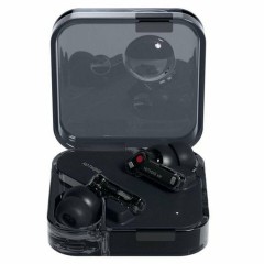 Nothing Ear In-ear Bluetooth Handsfree Ακουστικά με Αντοχή στον Ιδρώτα και Θήκη Φόρτισης Μαύρα