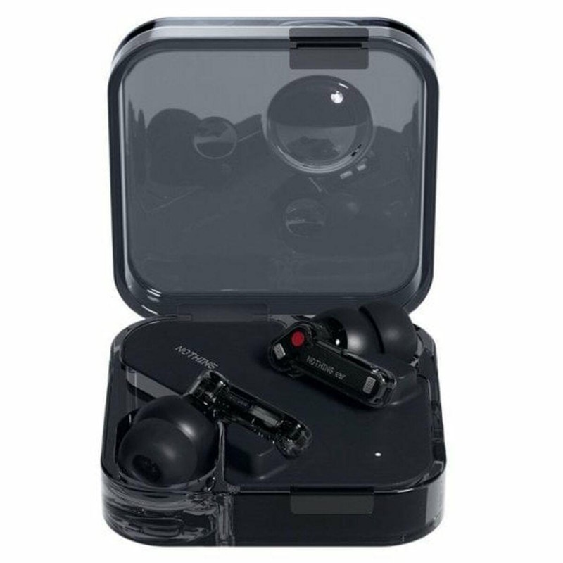 Nothing Ear In-ear Bluetooth Handsfree Ακουστικά με Αντοχή στον Ιδρώτα και Θήκη Φόρτισης Μαύρα