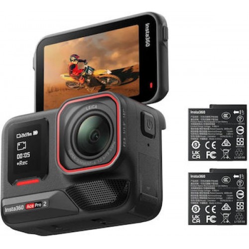 Insta360 Ace Pro 2 Action Camera 8K Dual-Battery Bundle (ACEPRO208) Black