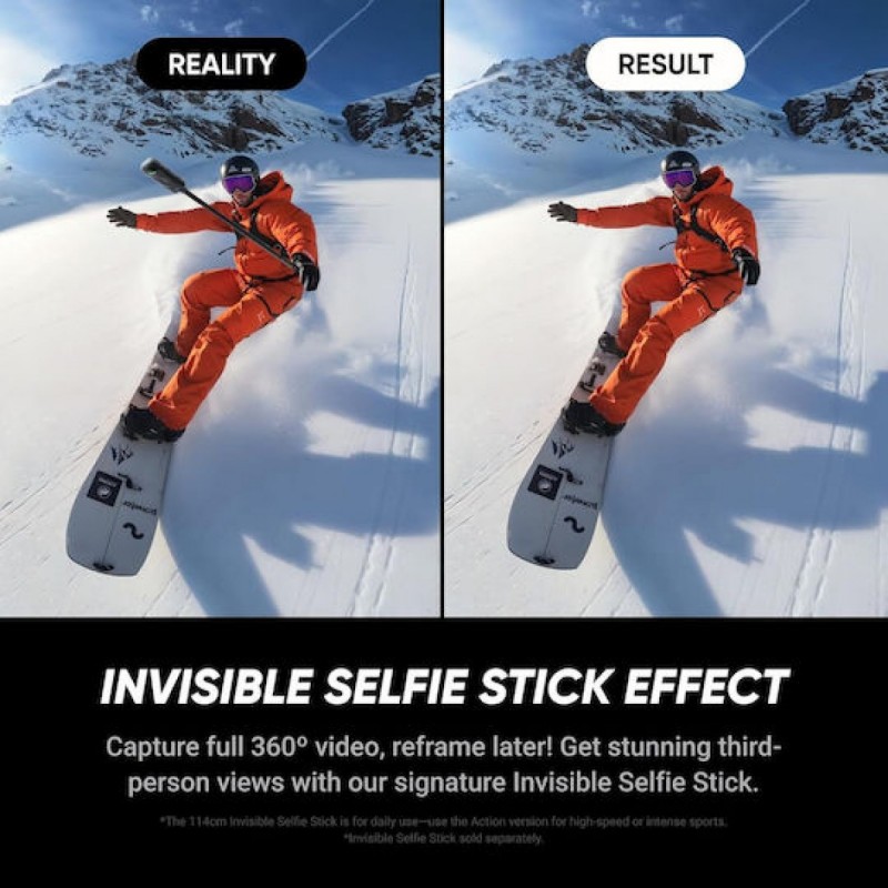 Insta360 X5 8K 360 Action Cam Black