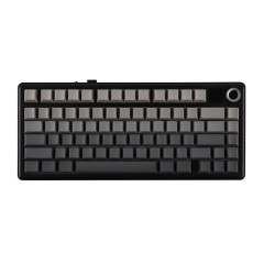 Aula F75 MAX Ασύρματο Gaming Πληκτρολόγιο 75% με LEOBOG Reaper διακόπτες και RGB φωτισμό (Αγγλικό US) Gray
