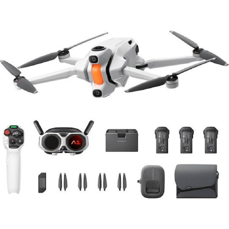 Antigravity A1 Infinity Bundle 8K 360 Invisible Drone-3x High-capacity Bat.,4 Propellers,Charge Hub (DE001-03)
