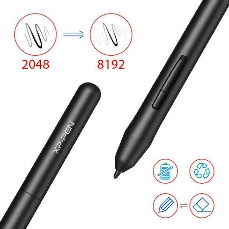 XP-PEN ταμπλέτα σχεδίασης με γραφίδα Star G430S μαύρο