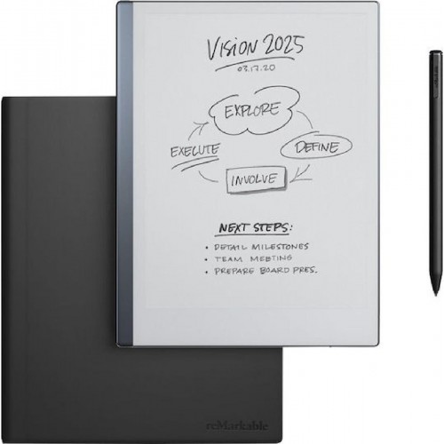 ReMarkable 2 10.3” Paper Tablet με Marker Plus και Δερμάτινη Premium Θήκη - Μαύρο