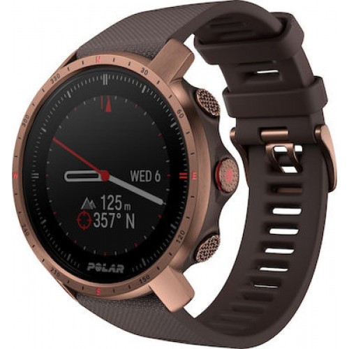 Polar Grit X Pro Αδιάβροχο Smartwatch (Copper/Brown) M-L 90085775 Polar Grit X Pro Αδιάβροχο Smartwatch (Copper/Brown) M-L 90085775