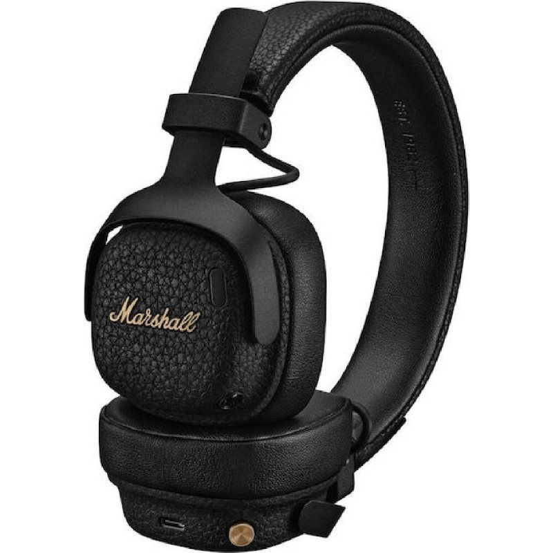 Marshall Milton A.N.C. Bluetooth Ακουστικά On-Ear Μαύρα