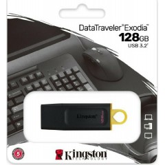 Kingston DataTraveler Exodia 128GB Usb 3.2 Flash Drive DTX-128GB
