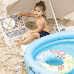 Swim Essentials Σετ Φουσκωτή πισίνα 120εκ. με σωσίβιο και μπάλα