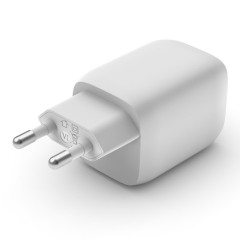 Belkin Boost Charge Pro Διπλός φορτιστής τοίχου USB-C GaN με PPS 65W (WCH013vfWH) White Belkin Boost Charge Pro Διπλός φορτιστής τοίχου USB-C GaN με PPS 65W (WCH013vfWH) White