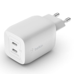 Belkin Boost Charge Pro Διπλός φορτιστής τοίχου USB-C GaN με PPS 65W (WCH013vfWH) White Belkin Boost Charge Pro Διπλός φορτιστής τοίχου USB-C GaN με PPS 65W (WCH013vfWH) White