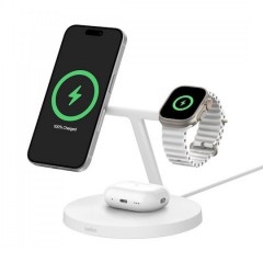 Belkin Boost Charge Pro 3-in-1 Wireless Charging Station 15W (WIZ032kqWH) White