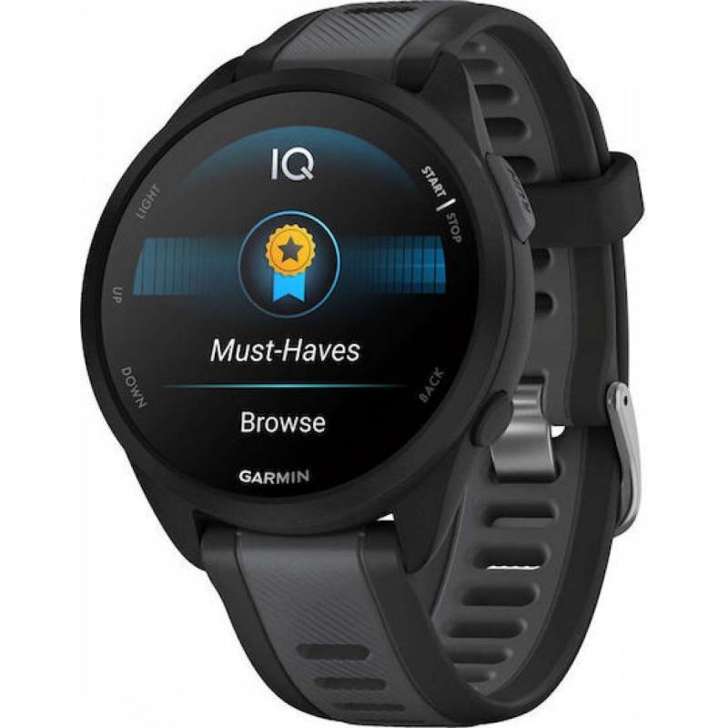 Garmin Forerunner 165 Music 43mm Αδιάβροχο Smartwatch με Παλμογράφο (Black/Slate Gray) 010-02863-30 Garmin Forerunner 165 Music 43mm Αδιάβροχο Smartwatch με Παλμογράφο (Black/Slate Gray) 010-02863-30