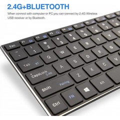Riitek Wireless Keyboard with Touchpad (RT-K22S) Black US