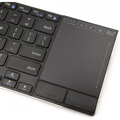 Riitek Wireless Keyboard with Touchpad (RT-K22S) Black US