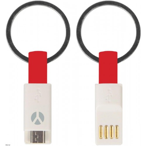 YZSY Bonsai Charge & Sync Micro USB Cable 0.09M + Keychain Red/White