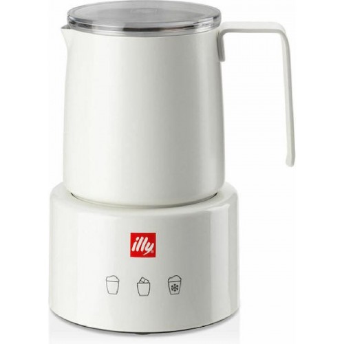 Illy Συσκευή για Ζεστό & Κρύο Αφρόγαλα 250ml Λευκό