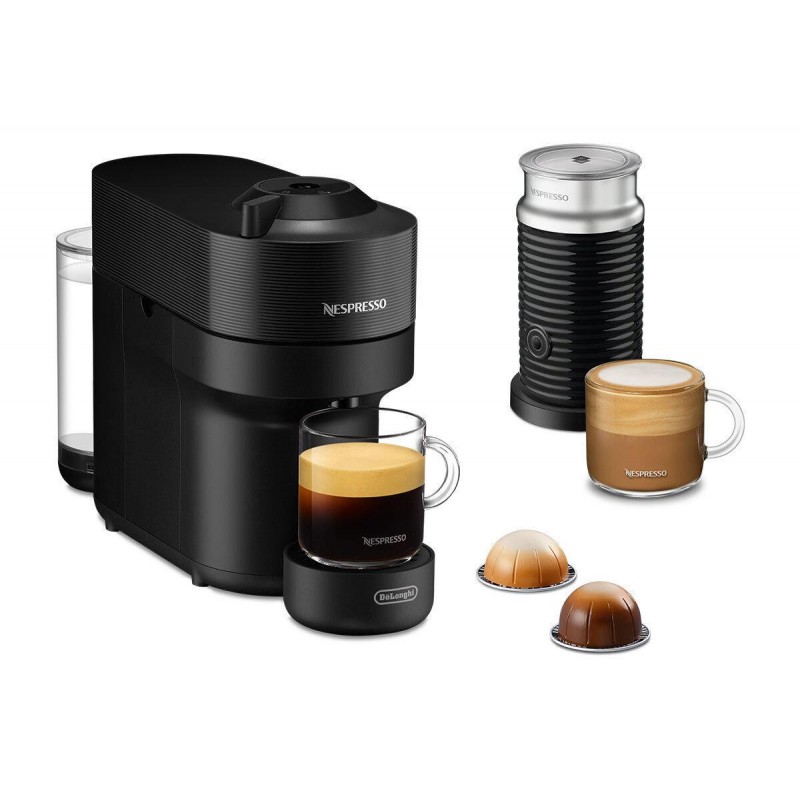 Nespresso Delonghi Vertuo Pop ENV90.BAE με Aeroccino Liquorice Black