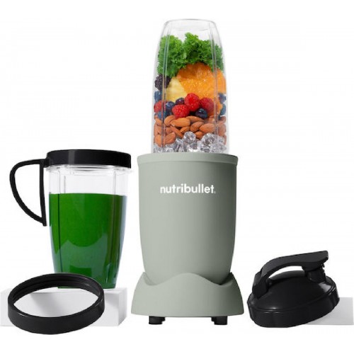 Nutribullet Pro Μπλέντερ για Smoothies 900W (NB907MAJD) Μat Jade