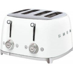 Smeg Φρυγανιέρα 4 Θέσεων 2000W (TSF03WHEU) Λευκή