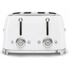 Smeg Φρυγανιέρα 4 Θέσεων 2000W (TSF03WHEU) Λευκή