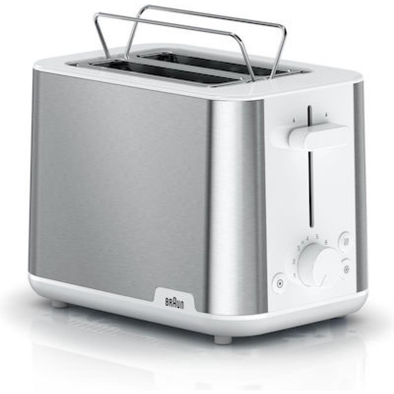 Braun HT 1510 Φρυγανιέρα 2 Θέσεων 900W Λευκή