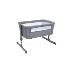 Chicco Λίκνο Next2Me Essential με Στρώμα, Πλαϊνό Άνοιγμα και Ρόδες Stone Re Lux (87042-67)