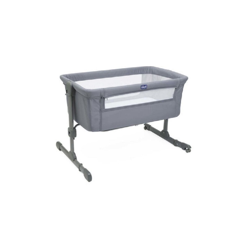Chicco Λίκνο Next2Me Essential με Στρώμα, Πλαϊνό Άνοιγμα και Ρόδες Stone Re Lux (87042-67)