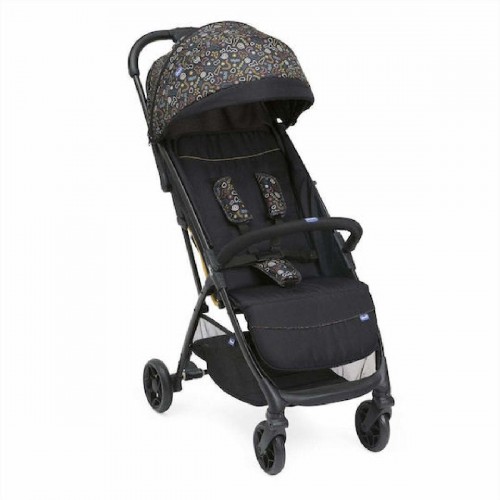 Chicco Glee Καρότσι Μωρού Kατάλληλο για Nεογέννητο Playful Black 5.9kg (87068-75)