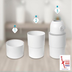 Chicco Κάδος Απόρριψης Πάνας Τηλεσκοπικός Λευκός