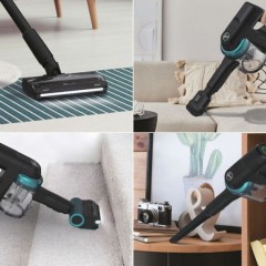 Hoover H-Free HF410P 011 Επαναφορτιζόμενη Σκούπα 2 σε 1 Stick & Χειρός 25.2V Μαύρη