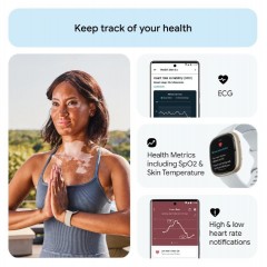 Fitbit by Google Sense 2 Blue Mist/Soft Gold Aluminum (280-0700-01)
