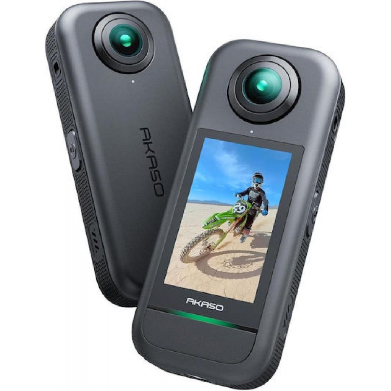 Akaso 360 Weatherproof Action Camera 5.7K Creator Combo Black