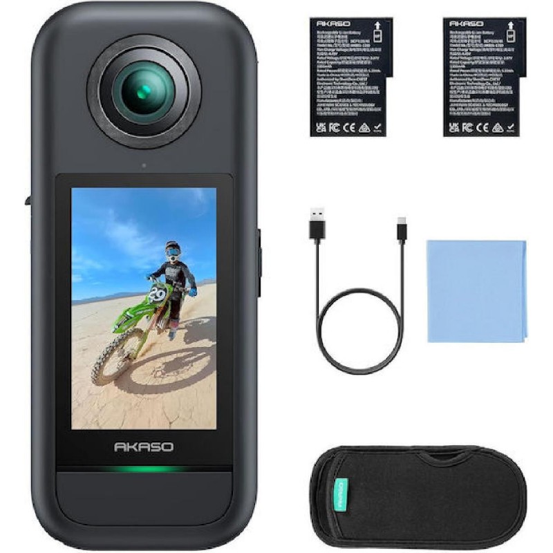 Akaso 360 Weatherproof Action Camera 5.7K Standard Edition Black